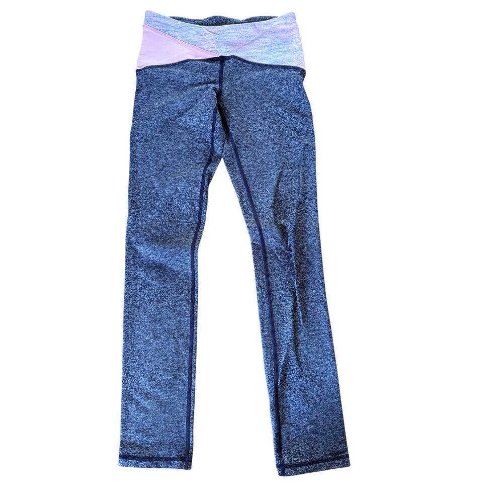 Ivivva pink waistband grey leggings youth athletic wear